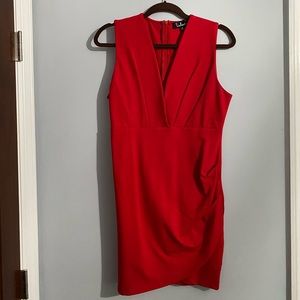 Lulu’s Red Bodycon Dress Size Large